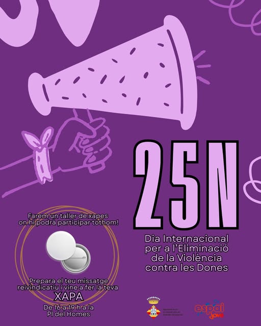 🟣25N | Dia Internacional per a l’Erradicació de la Violència envers les Dones.    

Un any més, Castelló d’Empúries se suma al compromís col·lectiu per dir prou a totes les formes de violència masclista.    

ℹ +info
castello.cat/lajuntament-de…

 #castellodempuries #empuriabrava