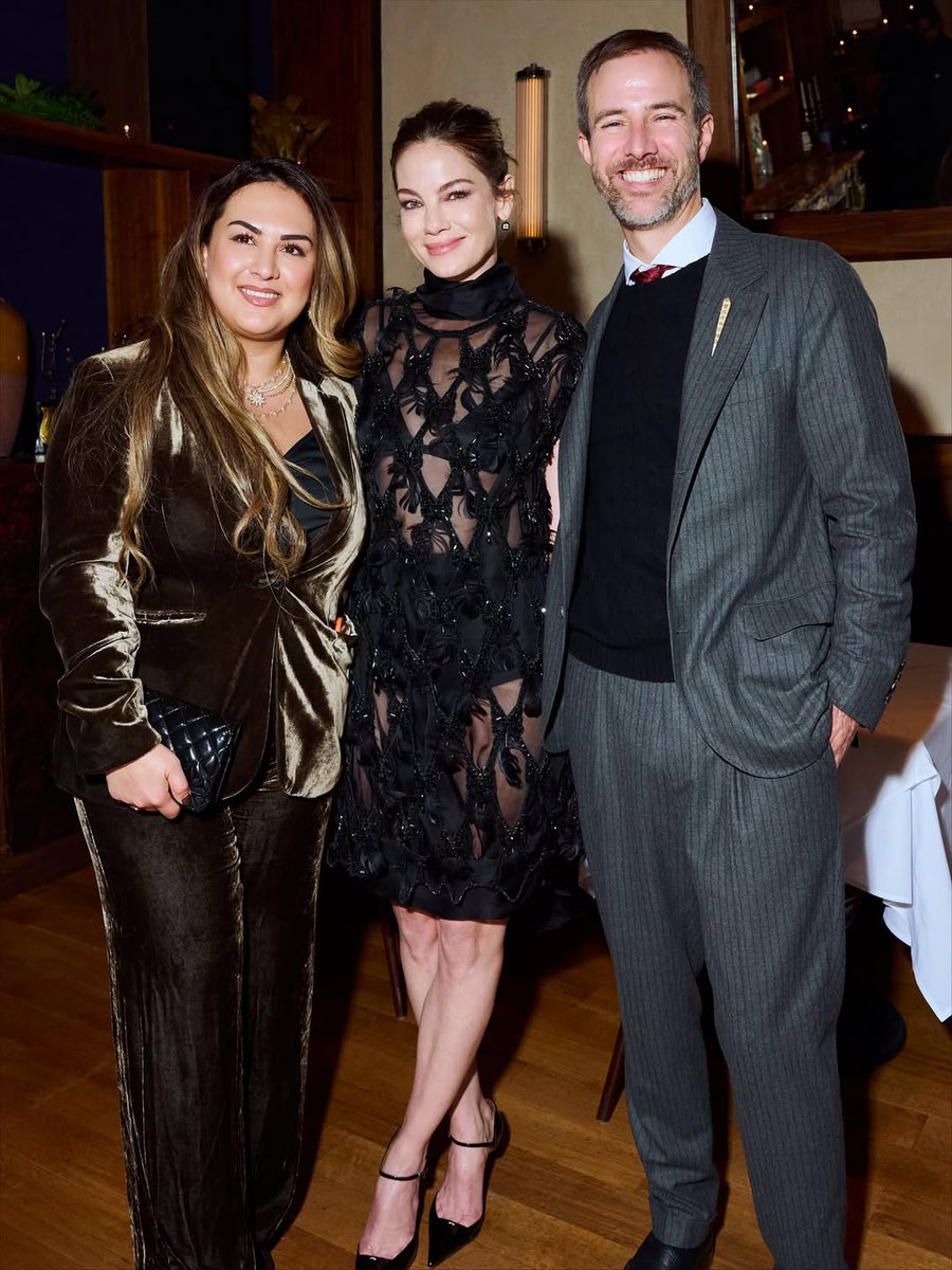 prabalgurung's tweet image. ⁠Muse Michelle

@michellemonaghan wears the Jet Crystal and Feather Hand Embroidery Sleeveless Sheath Dress from the Spring Summer 2026 collection to celebrate @onlynaturaldiamonds

Styling @karlawelchstylist @gracewrightsell @annabelleebentley
Photos @ryancsides