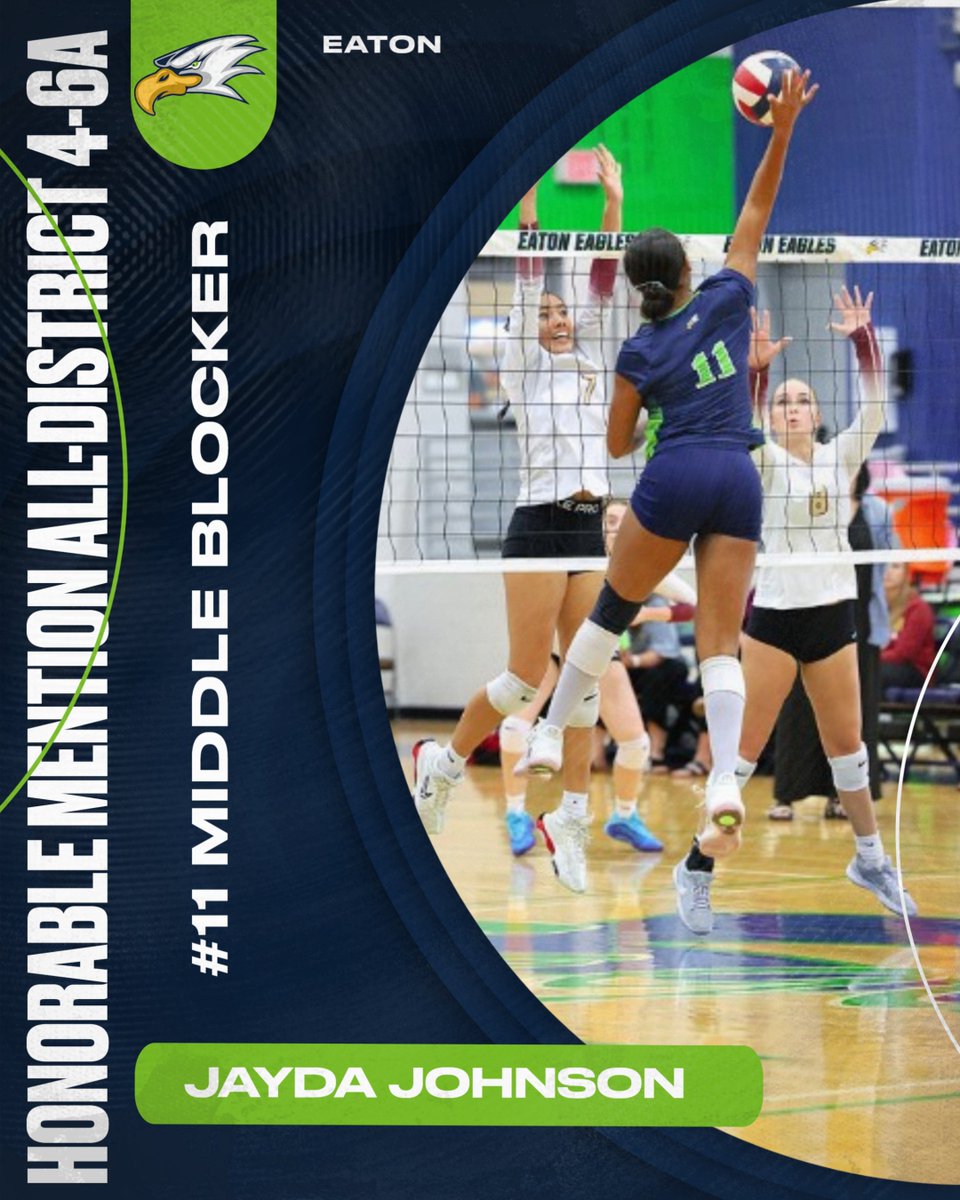 Congratulations to Jayda Johnson for earning Honorable Mention All-District 4-6A!! #LockIn