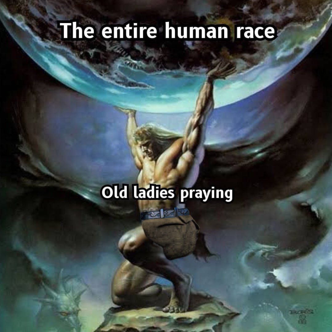 This is why the apocalypse hasn't started yet btw