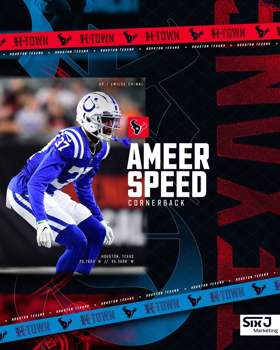 HoustonTexans's tweet image. We have signed Ameer Speed to the practice squad.