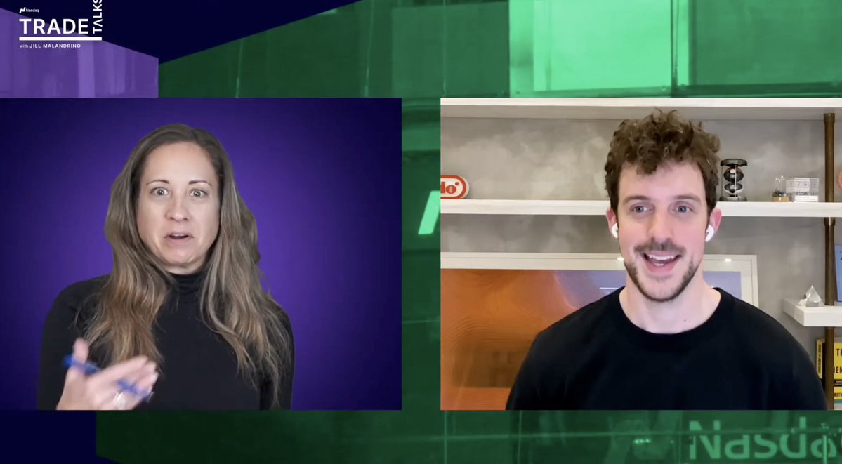 0xferg's tweet image. The NASDAQ just interviewed @Immutable on TV.

Things are going well.