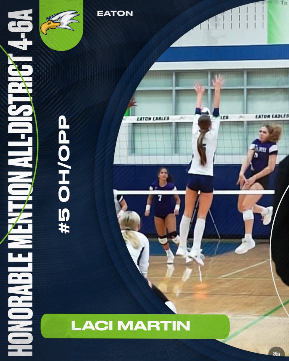 Congratulations to Laci Martin for earning Honorable Mention All-District 4-6A!! #LockIn