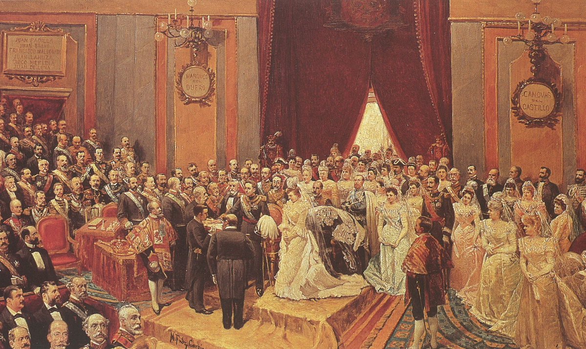 hp_ayan's tweet image. En España son 4 los Reyes que juraron ante las Cortes Generales: Isabel II, Alfonso XIII, Juan Carlos I y Felipe VI (Alfonso XII llegó ya proclamado)

Así fueron cada una de las ceremonias de jura y/o proclamación