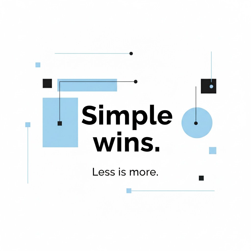 cherylta's tweet image. Simple always wins. Minimalist enterprise software isn’t just a trend; it’s a smarter way to work: happier users, faster decisions, better ROI. Clarity trumps clutter, every time. #UXDesign #EnterpriseSoftware #Minimalism