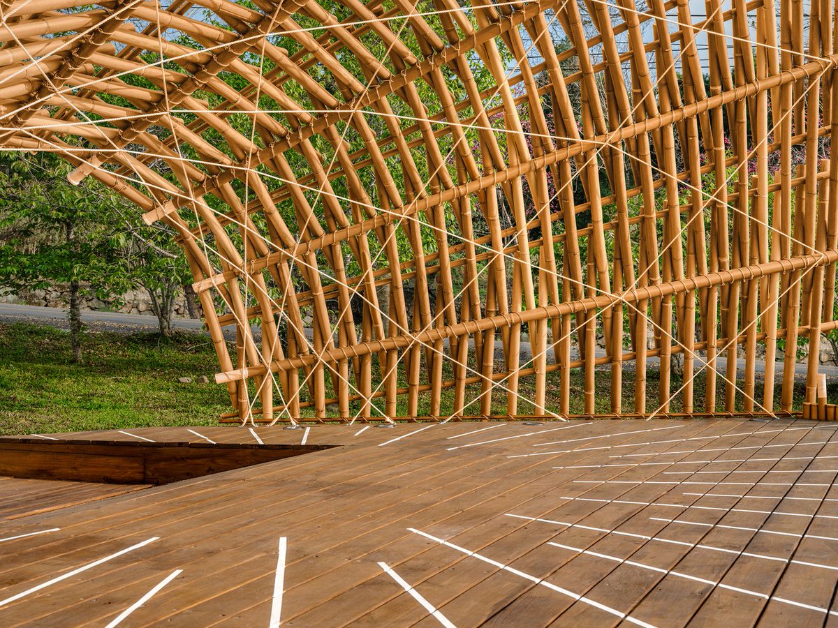 illustrarch's tweet image. Bamboo Theater by Cheng Tsung FENG Design Studio

#pavilion #architects #design #architecture #illustrarch