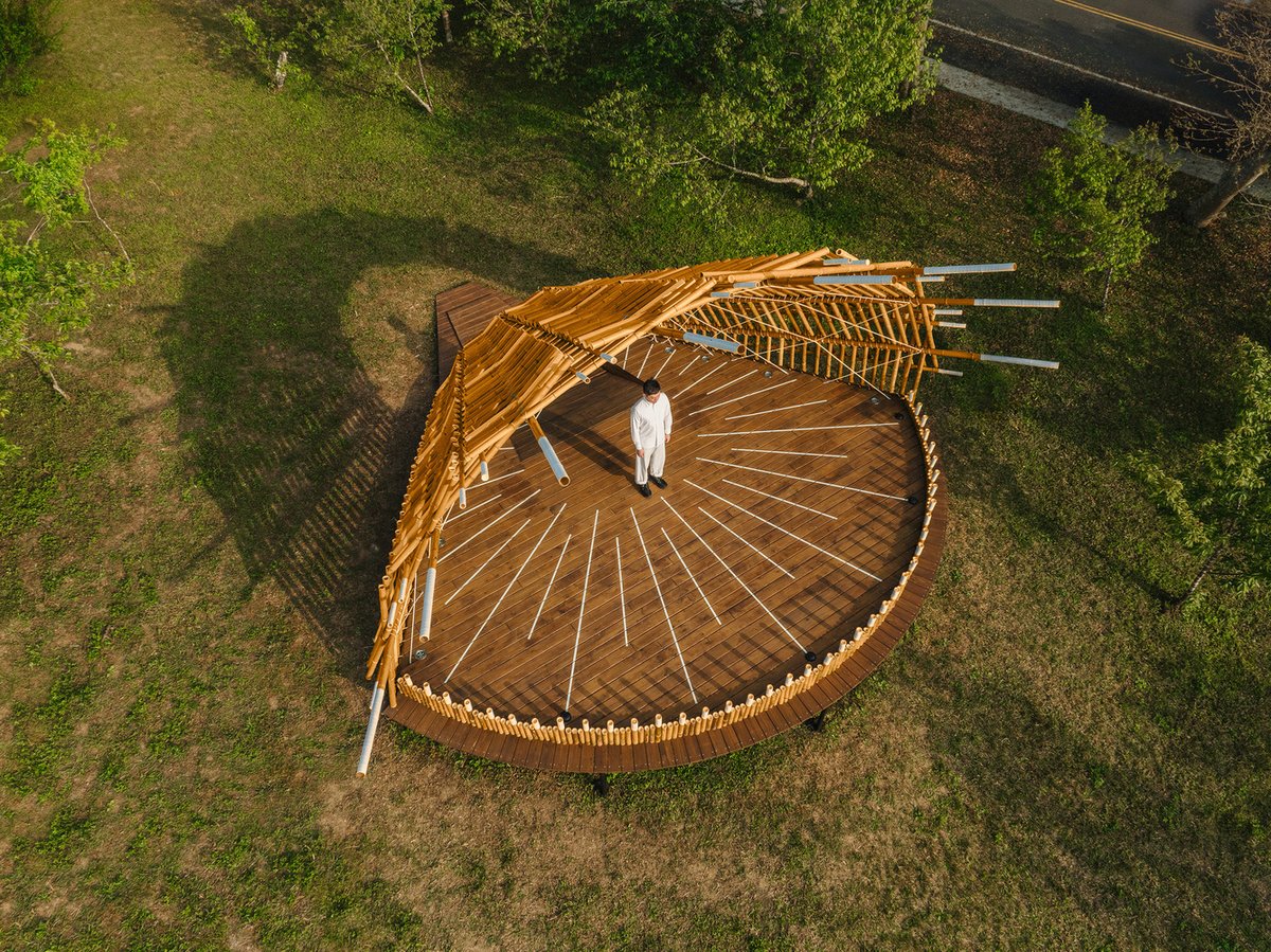 illustrarch's tweet image. Bamboo Theater by Cheng Tsung FENG Design Studio

#pavilion #architects #design #architecture #illustrarch