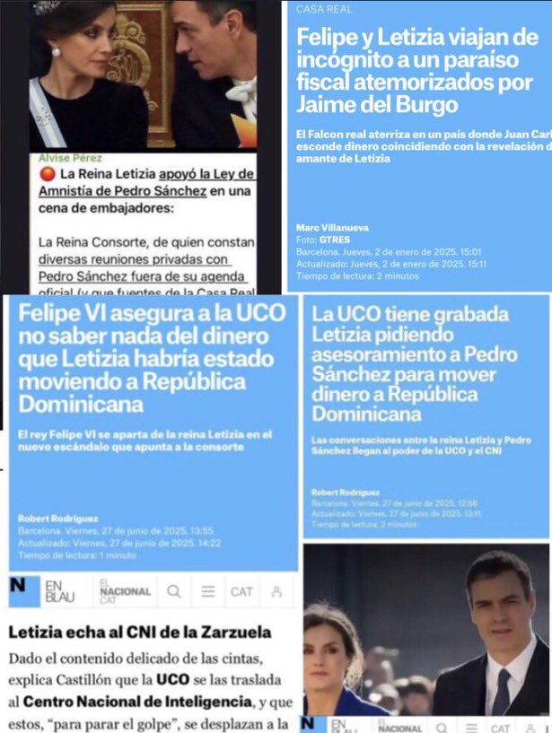 sueciasski's tweet image. #LETIZIIA NO es REINA. Es CONSORTE. 
👉Comunista, atea, anti católica, pro musulmana, pro #amnistia a etarras, terroristas, golpistas
👉Abortista, delincuente y corrupta. 
👉Junto a su amigo íntimo Pedro Sanchez han destruido España 🇪🇸. Son el cáncer y veneno de la sociedad.