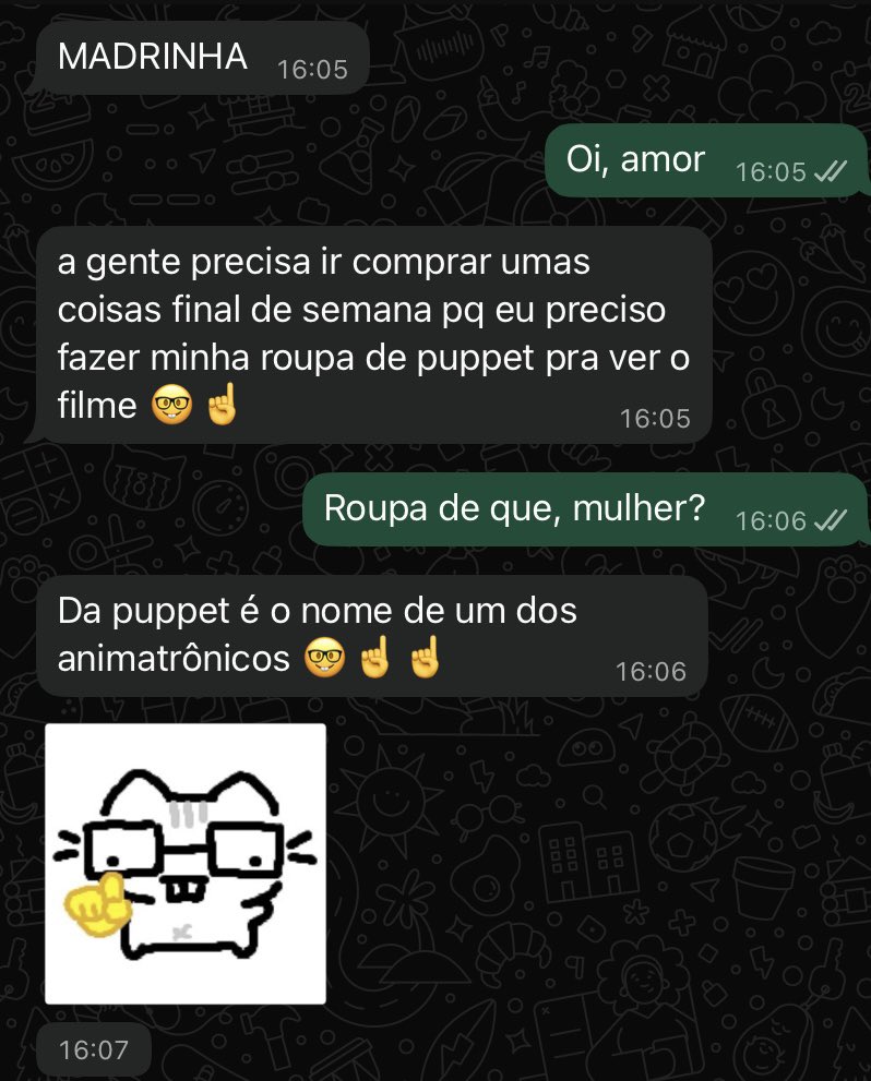 martabeatriizb's tweet image. Alguém decifra minha afilhada em nome de Jesus