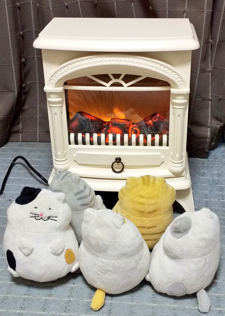 hiromillust0605's tweet image. #でぶねこ
#ストーブの日
#いい笑顔の日