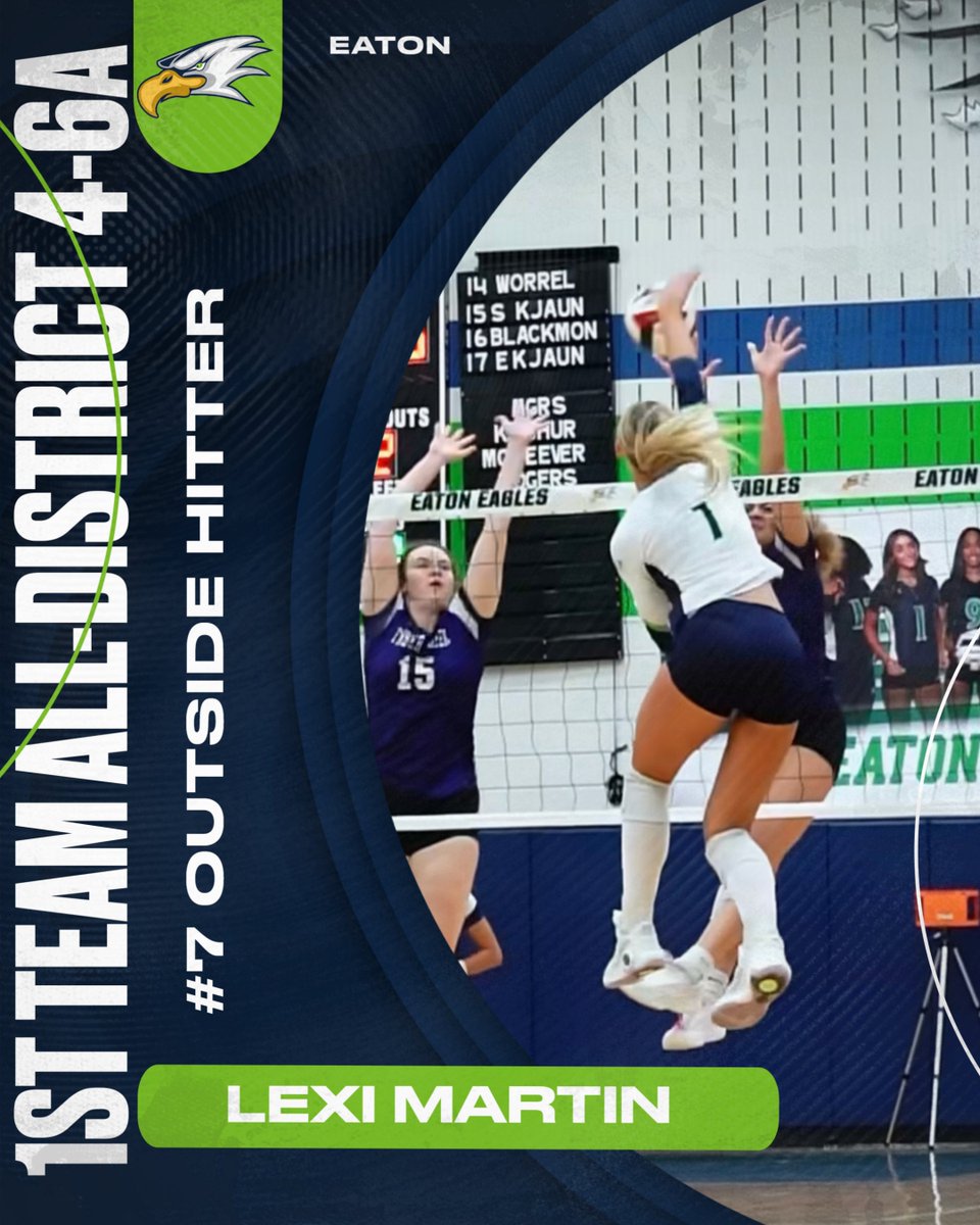 Congratulations to Lexi Martin for earning 1st Team All-District 4-6A!! #LockIn