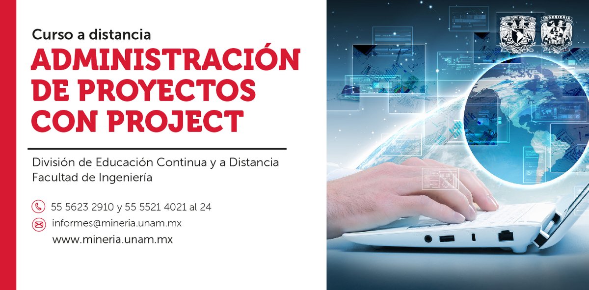 MineriaUNAM's tweet image. Identifica la funcionalidad de #MSProject para la creación y manejo de cronogramas, en el marco conceptual de la metodología de proyectos.
📆 Inicio 1 de diciembre
💻 Modalidad a distancia
💡 Temario, precio y registro en: ow.ly/iHTu50XpyN4