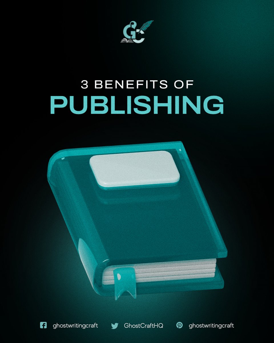 GhostCraftHQ's tweet image. Publishing isn’t just for authors — it’s for leaders, coaches, and entrepreneurs too. #GhostwritingCraft #PublishingBenefits #AuthorTips