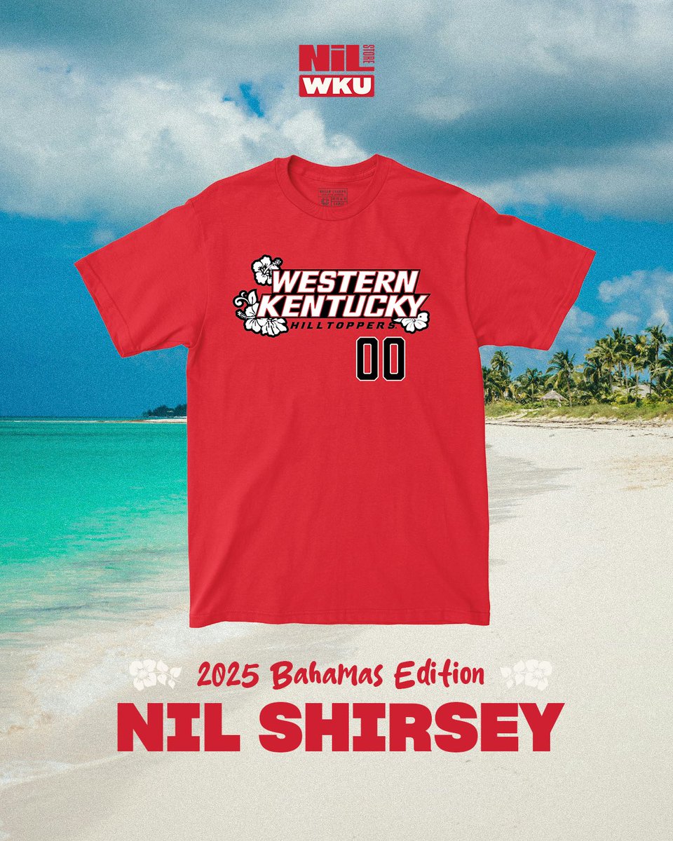 WKUNILStore's tweet image. Battle 4 Atlantis Tournament Shirts AND Sweatshirts!! Shop now to support WKU Basketball! 
➡️ nil.store/western-kentuc…
ALSO a 24 Hour Flash Sale
• 15% off Holiday Knit Collection - no code necessary
• Buy 2, Get 1 Free Tee - no code necessary

#wku #wkutops #wkubasketball