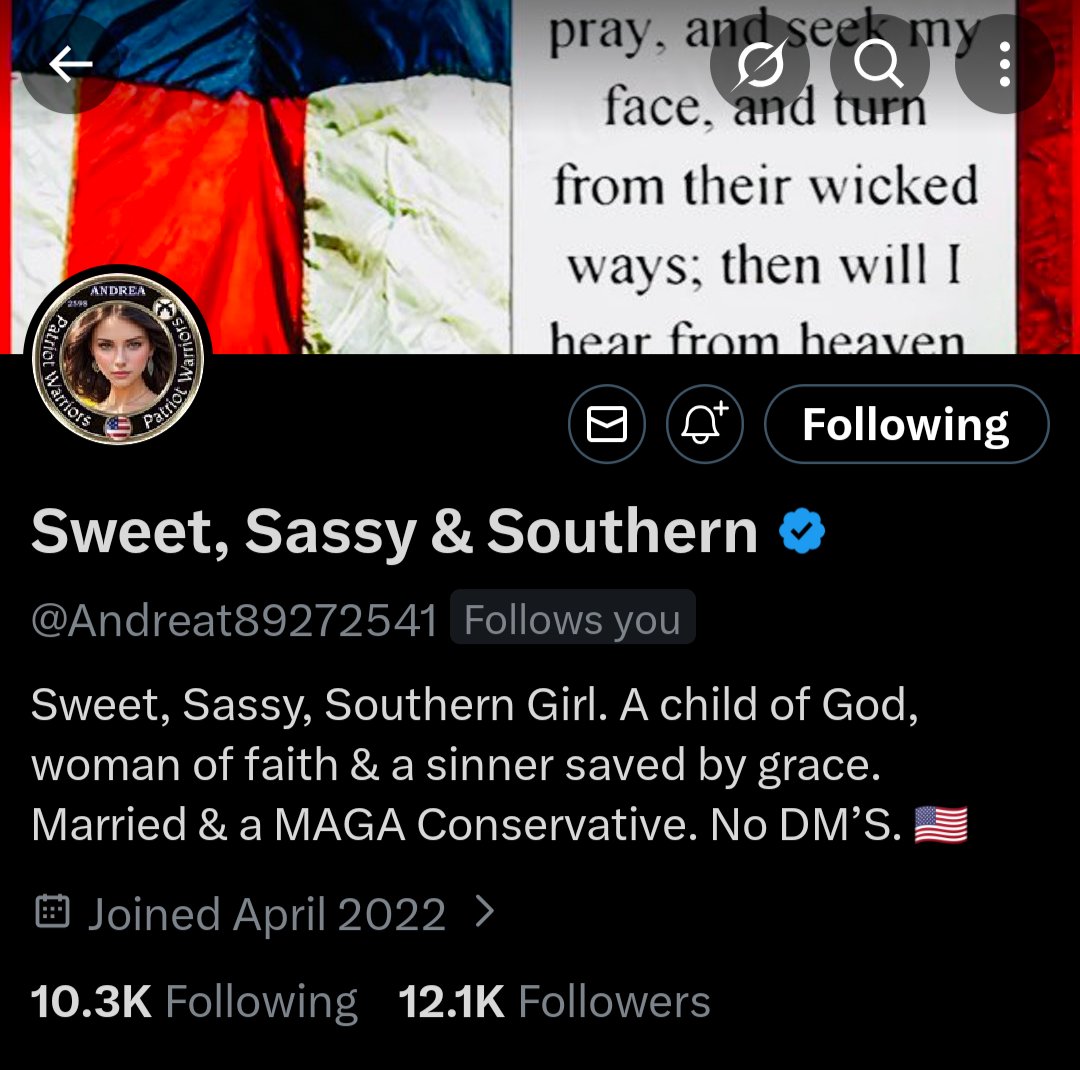 Hello friends!
Meet my friend <a href="/Andreat89272541/">Sweet, Sassy & Southern</a> 
She's a very kind Southern woman who is a pleasure to talk to. She's looking for some more friends.
Let's make her smile today! 
One team, One fight!