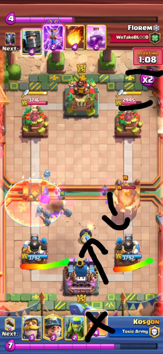 kosgon's tweet image. Aj bomba uniemożliwiła wykorzystanie obrony przez środek