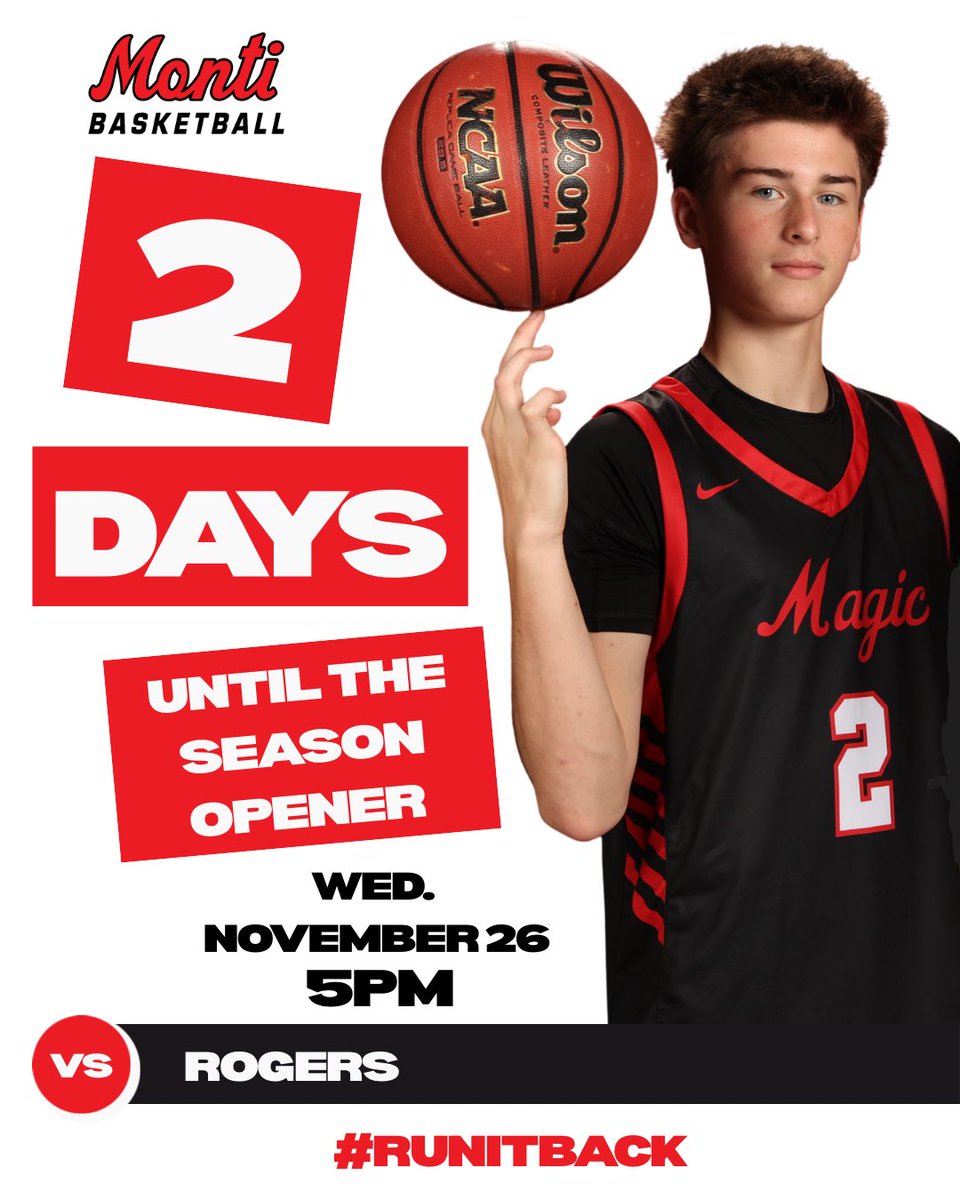 Locked in! TWO days until tip-off! 

#MontiMagic #RunItBack