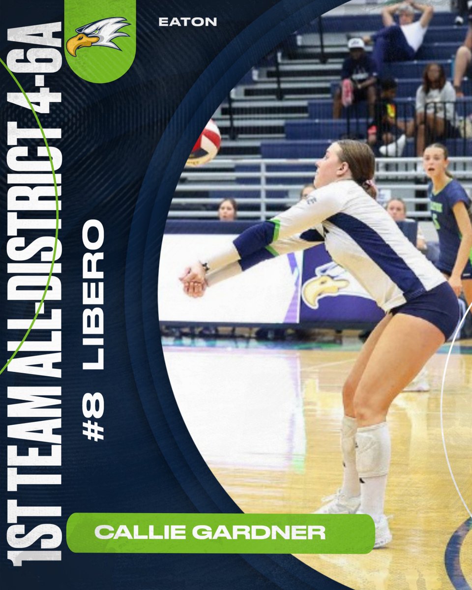Congratulations to Callie Gardner for earning 1st Team All-District 4-6A!! #LockIn