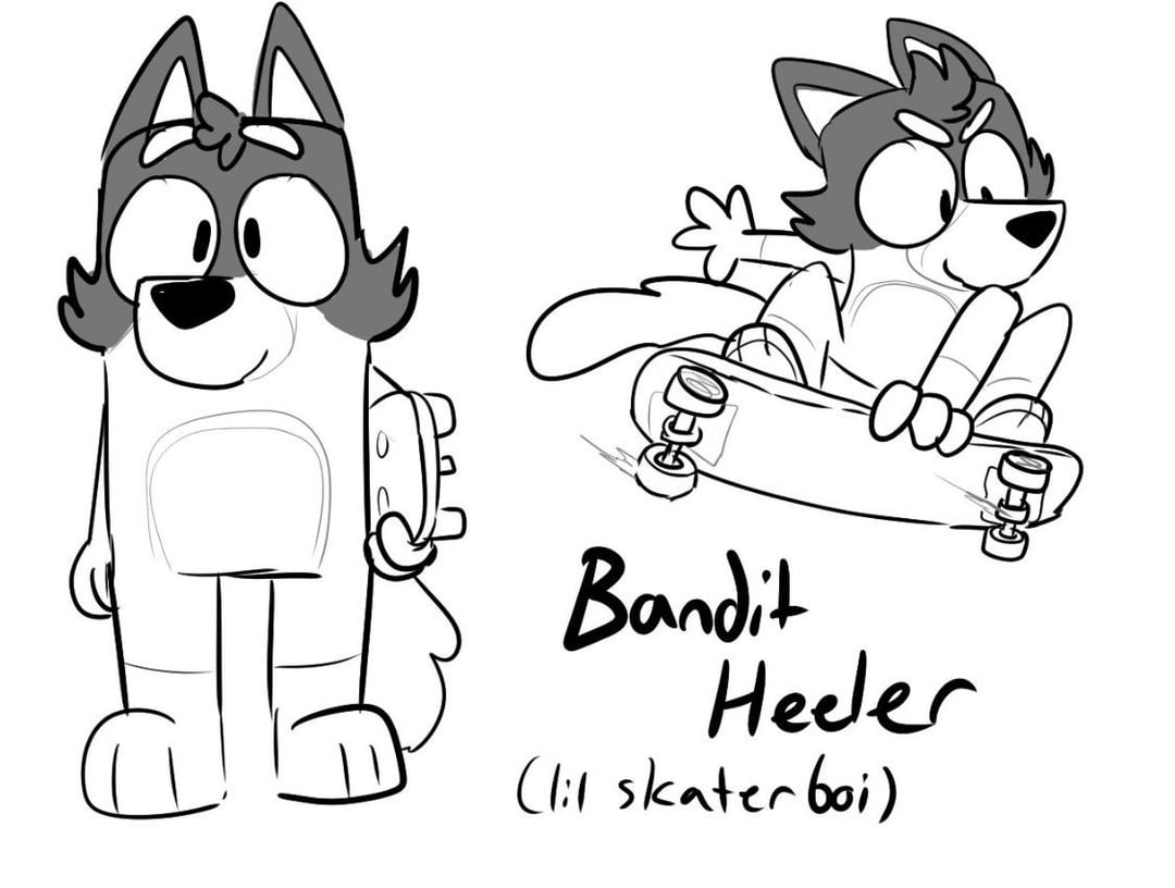 Bandit Lil skaterboy💙✨
(I don't have the credits for the drawing, sorry 😖)