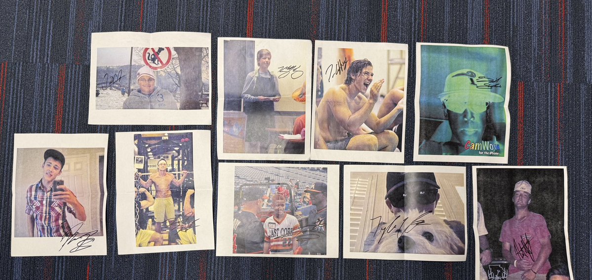 RT to win a random signed embarrassing photo of a player from when we made a tiktok in the summer 😅