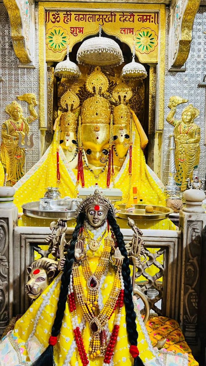 BAGALAMUKHI MANTRA FOR SARVA KARYA SIDDHI 🧵 

Om Hreem Aim Kleem Shreem Bagalanane Mam Ripun Naashay Naash-hay Mamaishwaryaani Dehi Dehi Sheeghram Manovanchhitam Saadhay
🙏✨Saadhay Hreem Swaahaa ✨🙏

It is one of the most powerful Devi Mantra to remove sorrows. It brings