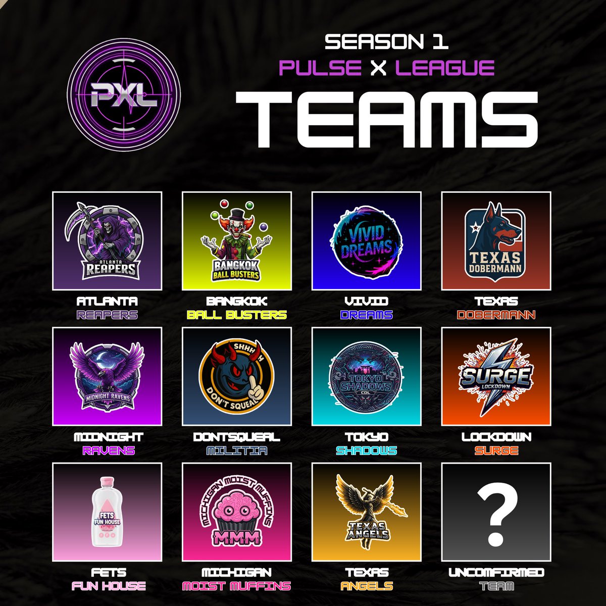 PulseXLeagueCOD's tweet image. Who will be the final team to join the PXL??? 👀

If you’re interested in the final spot, join our discord for more information! 
discord.gg/pulsexleague

#CallofDuty #BlackOps7 #CODLeague