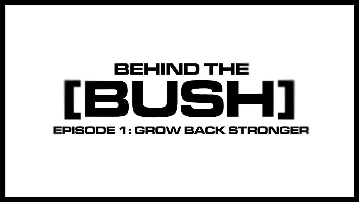 Behind The [BUSH] - Episode 1: Growing Back Stronger is out now 

Watch here
youtu.be/-sOaYI04wWU?si…