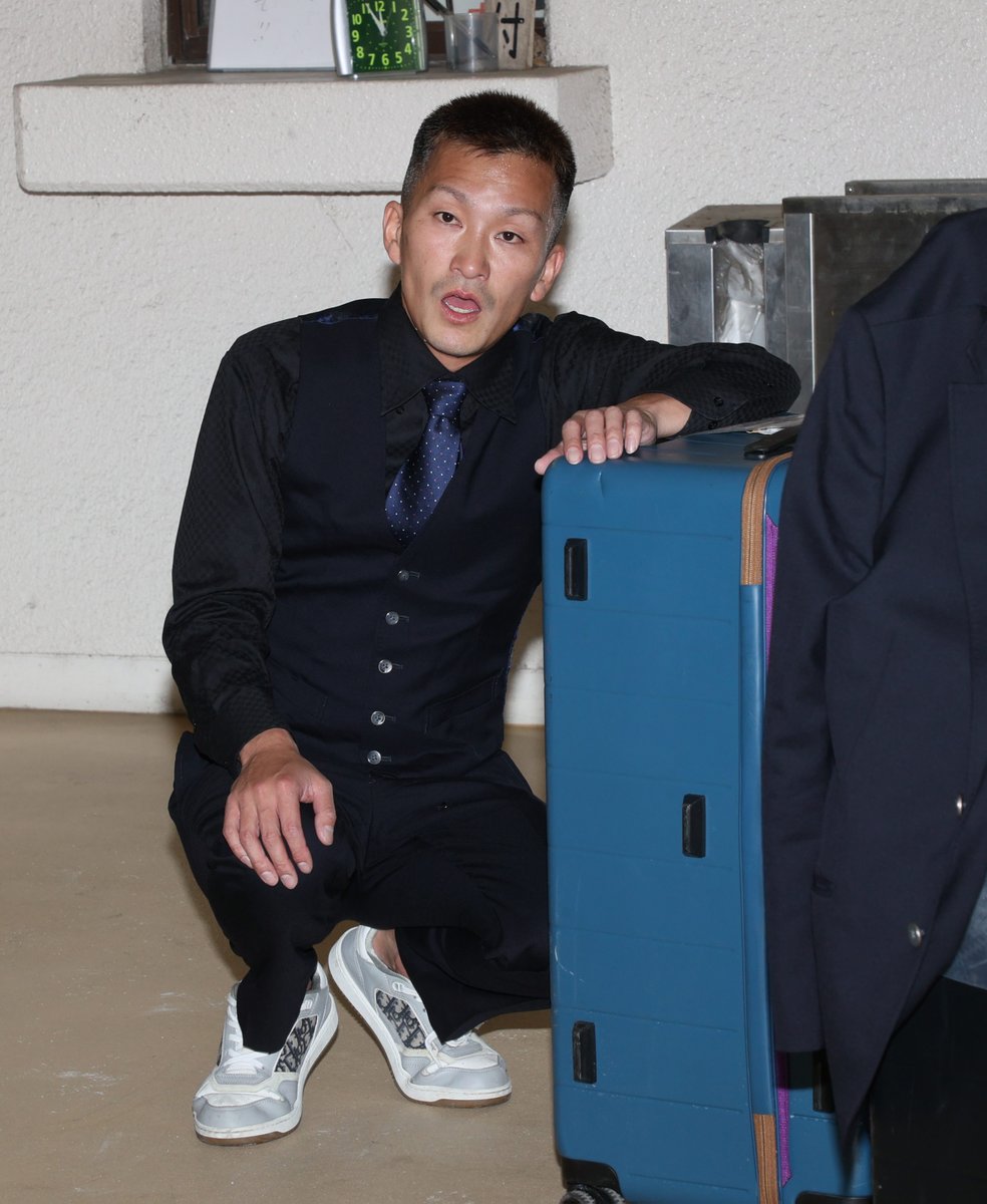 【#ボートレース福岡 ・ #チャレンジカップ #レディースチャレンジカップ】前検遅参のピンチを何とか乗り切った西山貴浩選手。危ない、危ない(;´Д｀) #西山貴浩