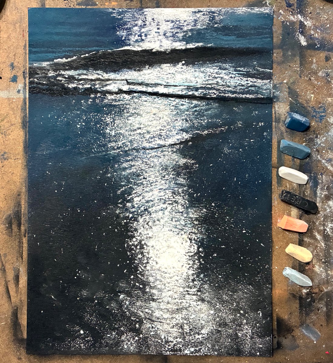 久々に良い海が描けた気がする