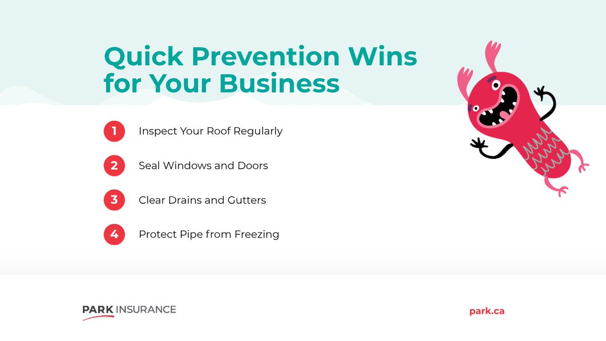 Leaks, frozen pipes, and foundation cracks — they’re not just inconvenient, they can halt your operations entirely.

From roof inspections to steady indoor temps, prevention is key to keeping your business dry and running smoothly this winter.