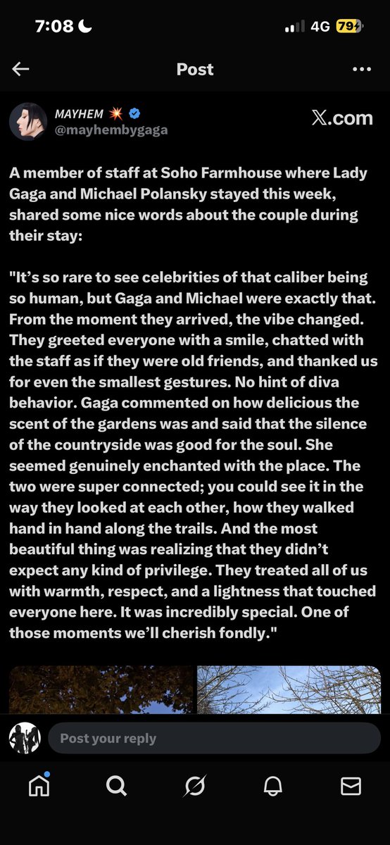 "It'S bEcAusE oF mIChAeL WhY sHE iS nOT pOliTicAL AnyMoRe" meanwhile both Gaga and Michael campaign together for Kamala

"IT's BeCaUSe Of MicHAel Why WE DoN't Hear StoRIES AbOuT hOW sHE's ThrEAting PeOPle" no my friend you just simply IGNORE them.

JUST LEAVE THEM ALONE WEIRDOS