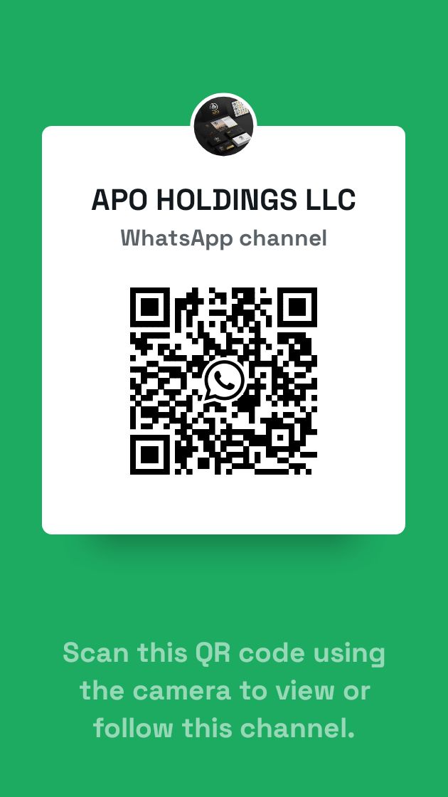 Follow the APO HOLDINGS LLC channel on WhatsApp: whatsapp.com/channel/0029Vb…