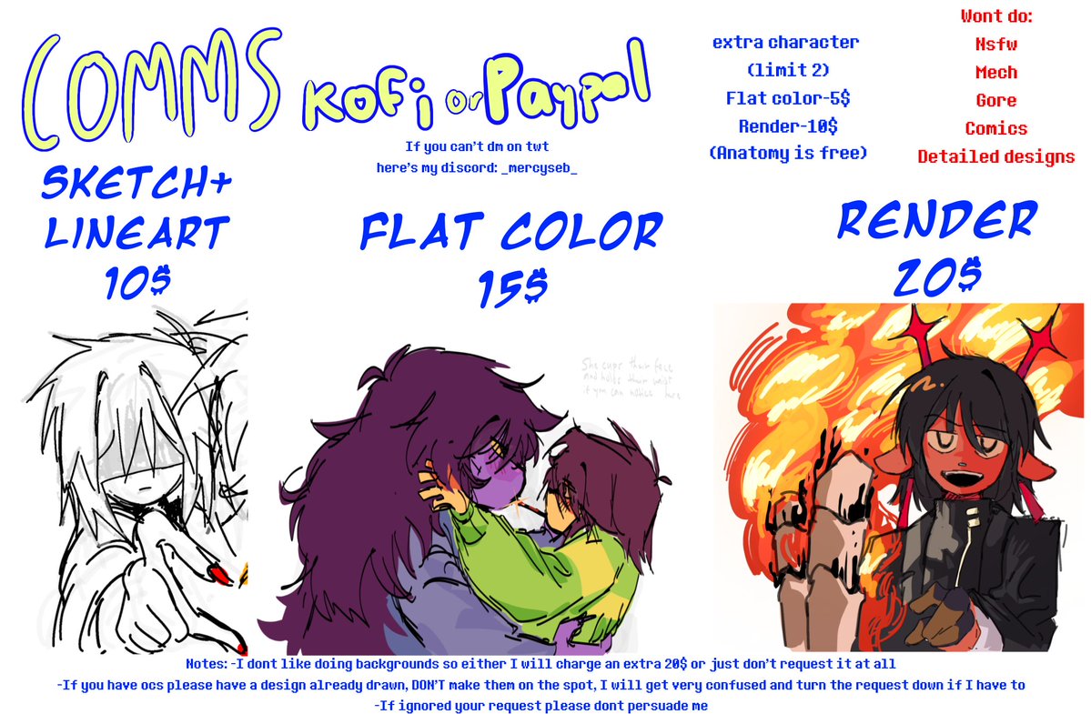 seb_sketches's tweet image. 10 spots are ⭕🅿️📧N !

Im really hungry and I need this
[rts are helpful]