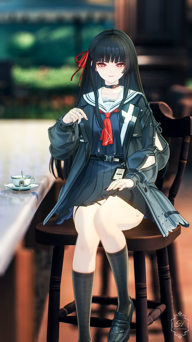 @chaa様❤︎ 確認用 Let's have some tea.』- お茶しよう - ・ 千咲/Chisa ・ #鳴潮