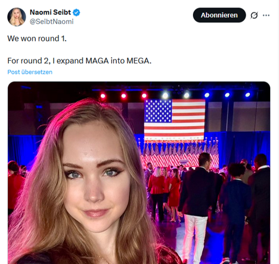 Warum beantragt Naomi Seibt in den USA Asyl, anstatt dorthin auszuwandern?

Aus Gründen.

skeptix.org/2025/11/25/nao…