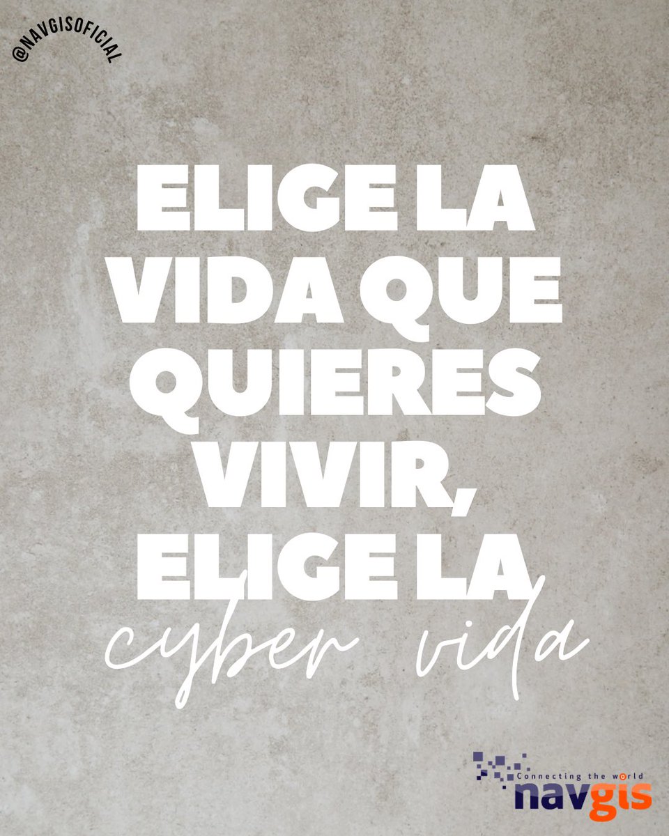 Hay cosas que tú no puedes controlar, pero sí prevenir y… ELEGIR 🧐. 

Contáctanos, te contaremos todas las ventajas que tiene el pasarse a una vida cibersegura. 

¡Te esperamos! 

📧 ceo@navgis.com
🌐 navgis.com

#Tecnología #Comunicaciones #Ciberseguridad #Cyber
