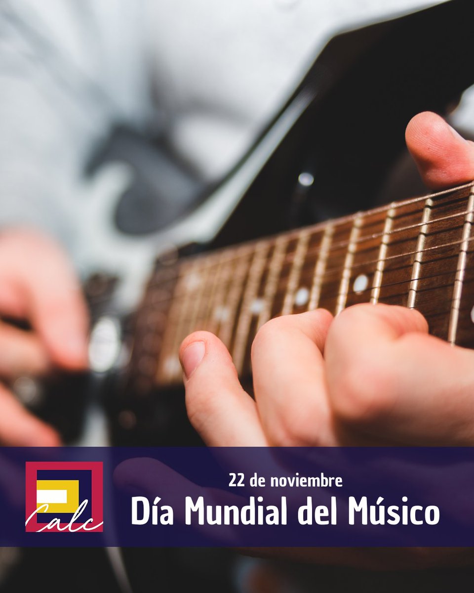 El 22 de noviembre celebramos a todos aquellos que dedican su vida a crear, interpretar y compartir la magia de la música. ¡Es el Día Mundial del Músico!

#DíaMundialDeLaMúsica #SantaCecilia #Música #Unesco #Músicos #CulturaLegal   #DerechosDeAutor
