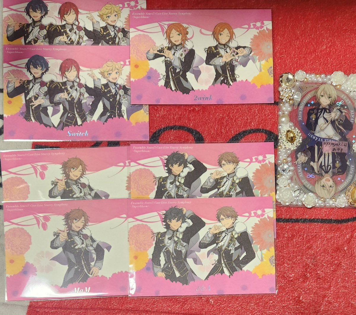 あんスタ スタフォニ 缶バッジ ハート缶バッジ カード ライビュ 特典