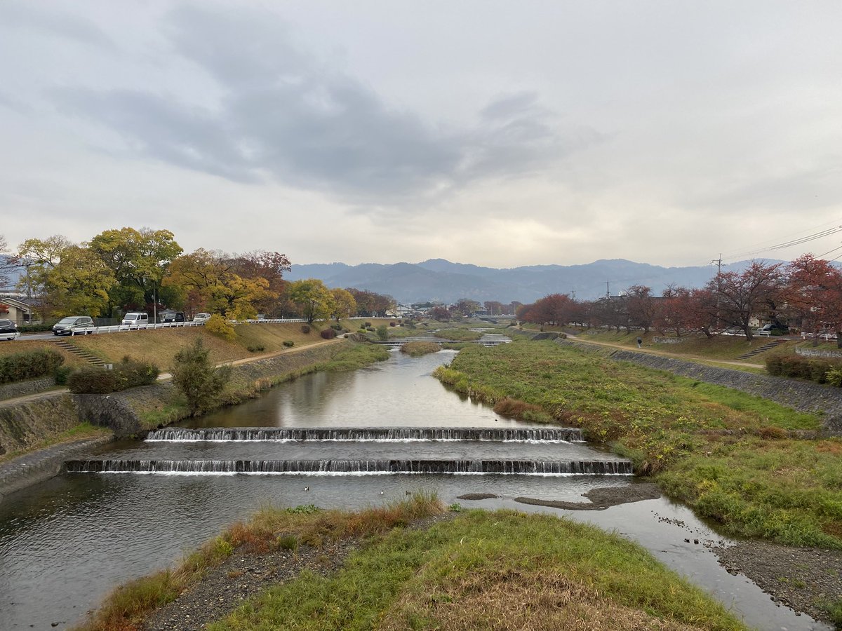 kamokamokai's tweet image. 今日の賀茂川。
2025年11月25日
#Kyoto #kyokamo #鴨川 #京都