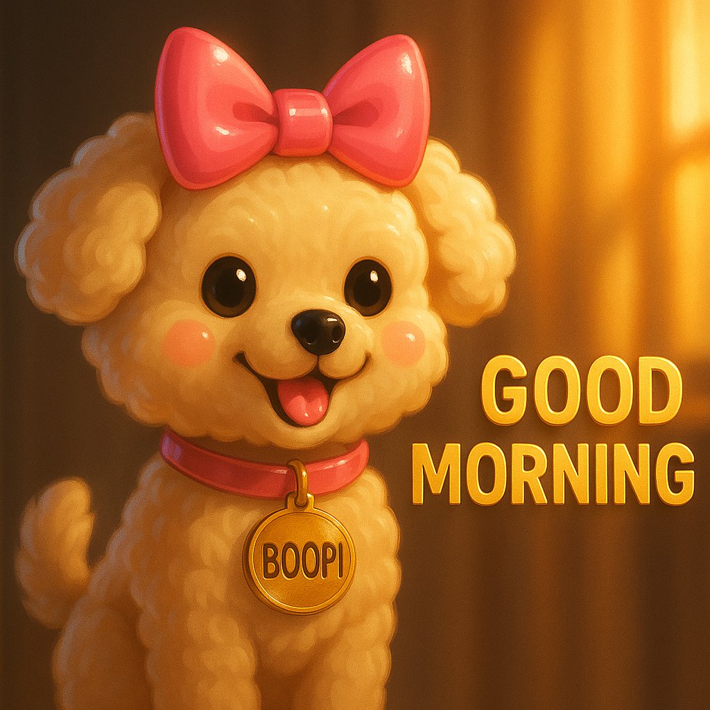 GM to the $BOOPI Army &amp; CT🌞

Markets whisper. We listen. Then we act. Make today another leg to the moon.

GM to those who gm back - your discipline fuels the momentum we all ride. 🚀

#BOOPI $BOOPI 
<a href="/BoopiOnSOL/">BOOPI</a> <a href="/boopdotfun/">boop.fun</a> <a href="/MrOriginalKhan/">𝕂ℍ𝔸𝔸ℕ💜</a>