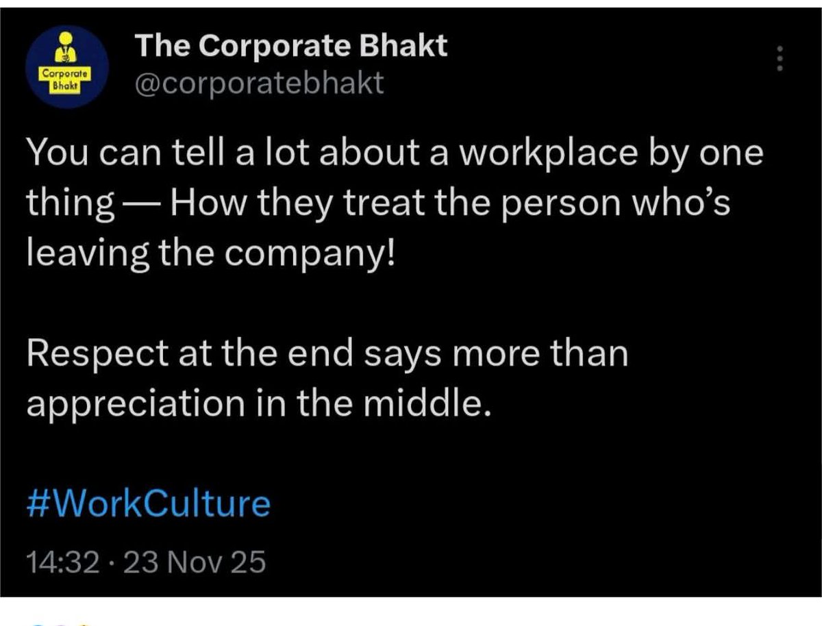 dhanvada's tweet image. The enormous delays in full and final settlement is despicable .

#ITC in revamp hired the ex employees with a feedback to what improvements do they suggest

Way to grow 4x

Those who issue pink slips do more damage to their own company brand
