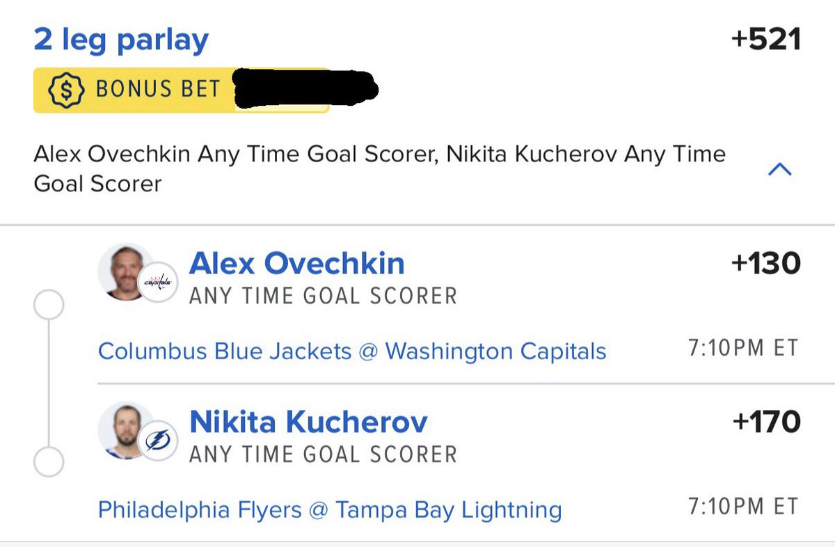 NHL Goalscorer🧊🏒

Let’s go 2/2 today🧘🏽‍♀️

#GamblingX #GamblingCommunity