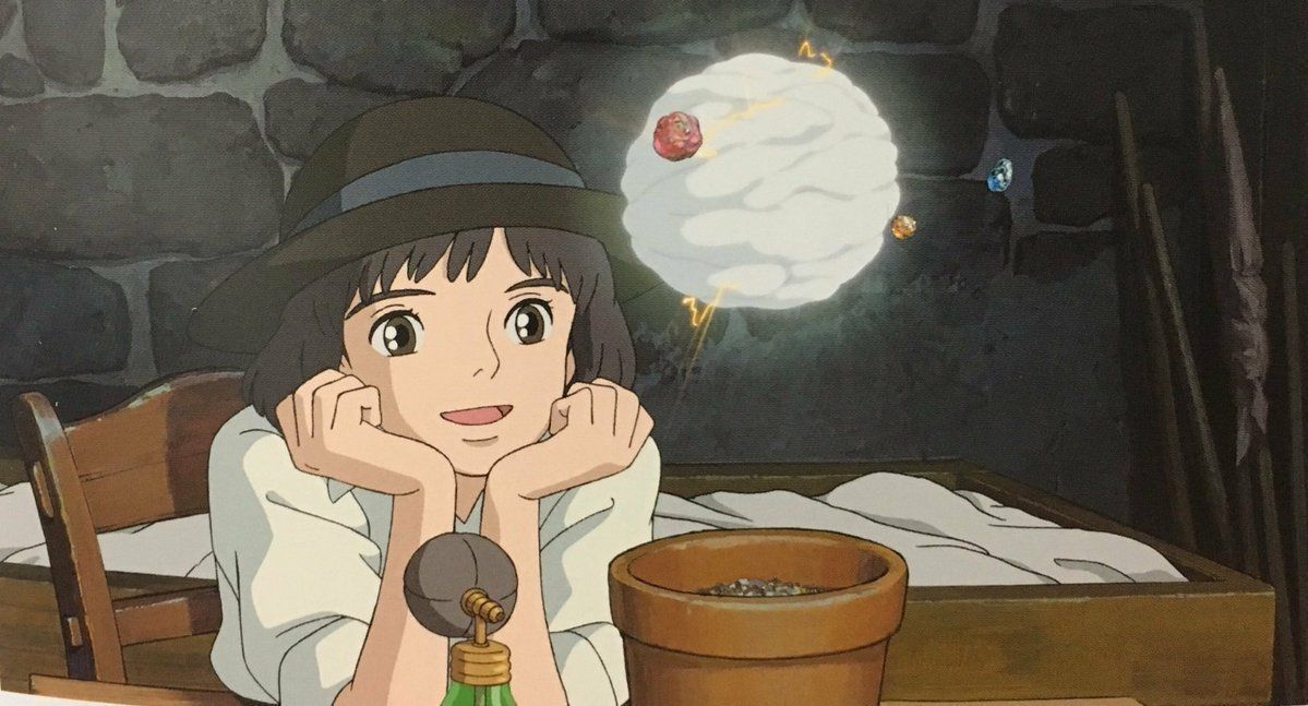 thegoldenaged's tweet photo. "The Day I Bought a Star" is a side story from Howl's Moving Castle. 
Ninya and Nona were witches and are related to Howl in the later wastelands ❤️ https://t.co/cdOw0iQZJf