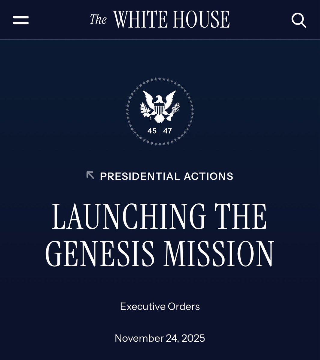 FinancialErnie's tweet image. $CLSK $CIFR $IREN $WULF
📜 GENESIS MISSION — EXECUTIVE ORDER BREAKDOWN
👀👇
The U.S. just put a stamp on sovereign compute:
✅Tripling national HPC capacity by 2030
✅Fast-track permits for high-density campuses + immersion cooling
✅Tax credits for &amp;gt;25MW AI/HPC buildouts…
