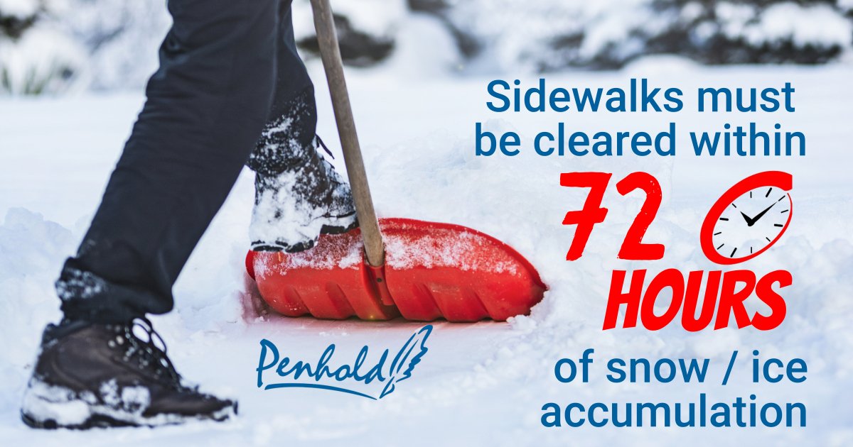 It looks like it's finally time to break out the snow shovels!

With mild tempuratures coming along with the snow, please remember to clear the snow from your sidewalks and walkways within 72 hours of a snow fall and watch for ice forming as melting may happen during the day.