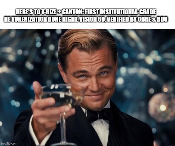 ImehJoy6's tweet image. Vision 60 isn’t just another RE token.
T-RIZE + Canton ensures privacy-enabled, permissioned, and fully compliant tokenization.
Institutional-grade diligence from CBRE &amp;amp; BDO means investors can trust the structure.
@trize_io  #TRizer #TokenizedRealEstate #Vision60
