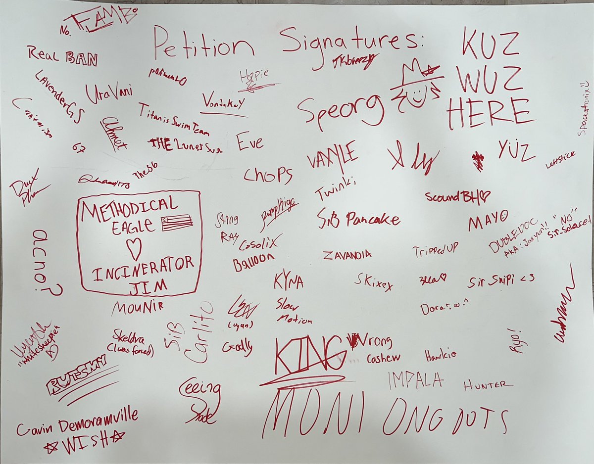 uravanii's tweet photo. Seems like there was a Petition going around at BCX. Something about buffing greatsword? WHAT!? 70 People Signed it!? Let’s give the players what they want! @Brawlhalla https://t.co/QevhobpSpZ