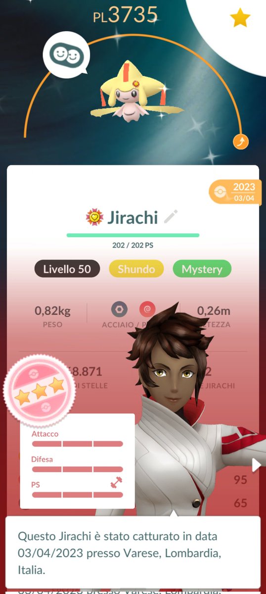 Shundo Jirachi 💯🤩
#Pokemon #PokemonGOApp #PokemonGOfriends #PokemonGO