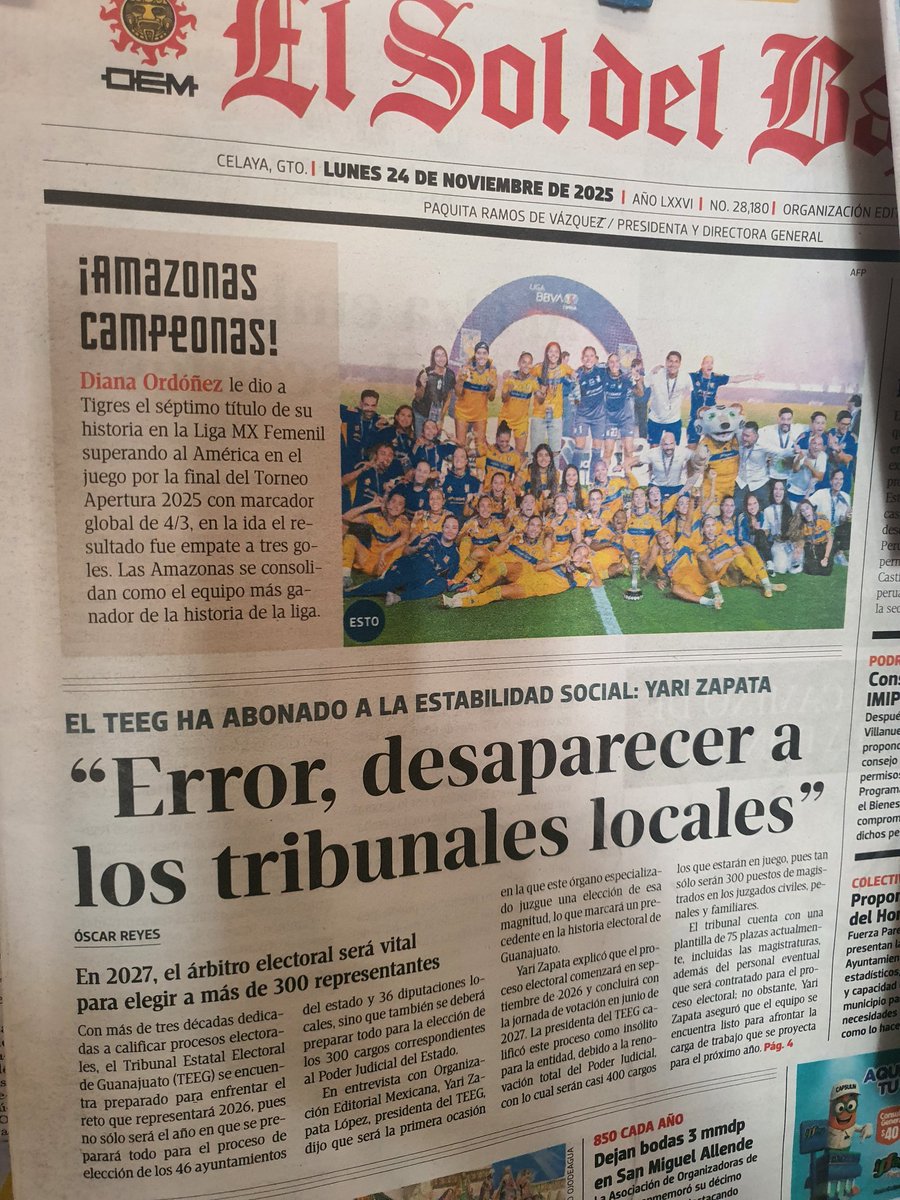 Pues  claro que esta gente va a opinar por su beneficio, de eso viven, con salarios obscenos para la precariedad del estado, son una mafia los del <a href="/TEEGTO/">Tribunal Estatal Electoral de Guanajuato</a> y el <a href="/IEEG/">IEEG</a> , tienen tomado a Gto, no existe ni democracia ni justicia. ¿Qué carajos han abonado a la estabilidad social?