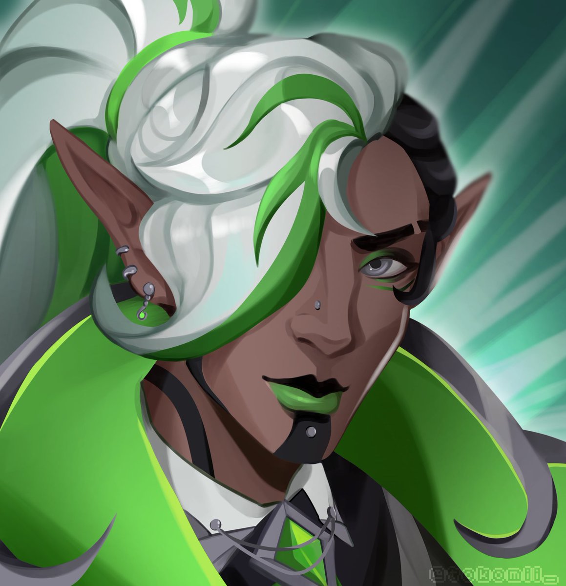 I'm genuinely so in love with Debonair Umbra

( art by tokomii &lt;3 )